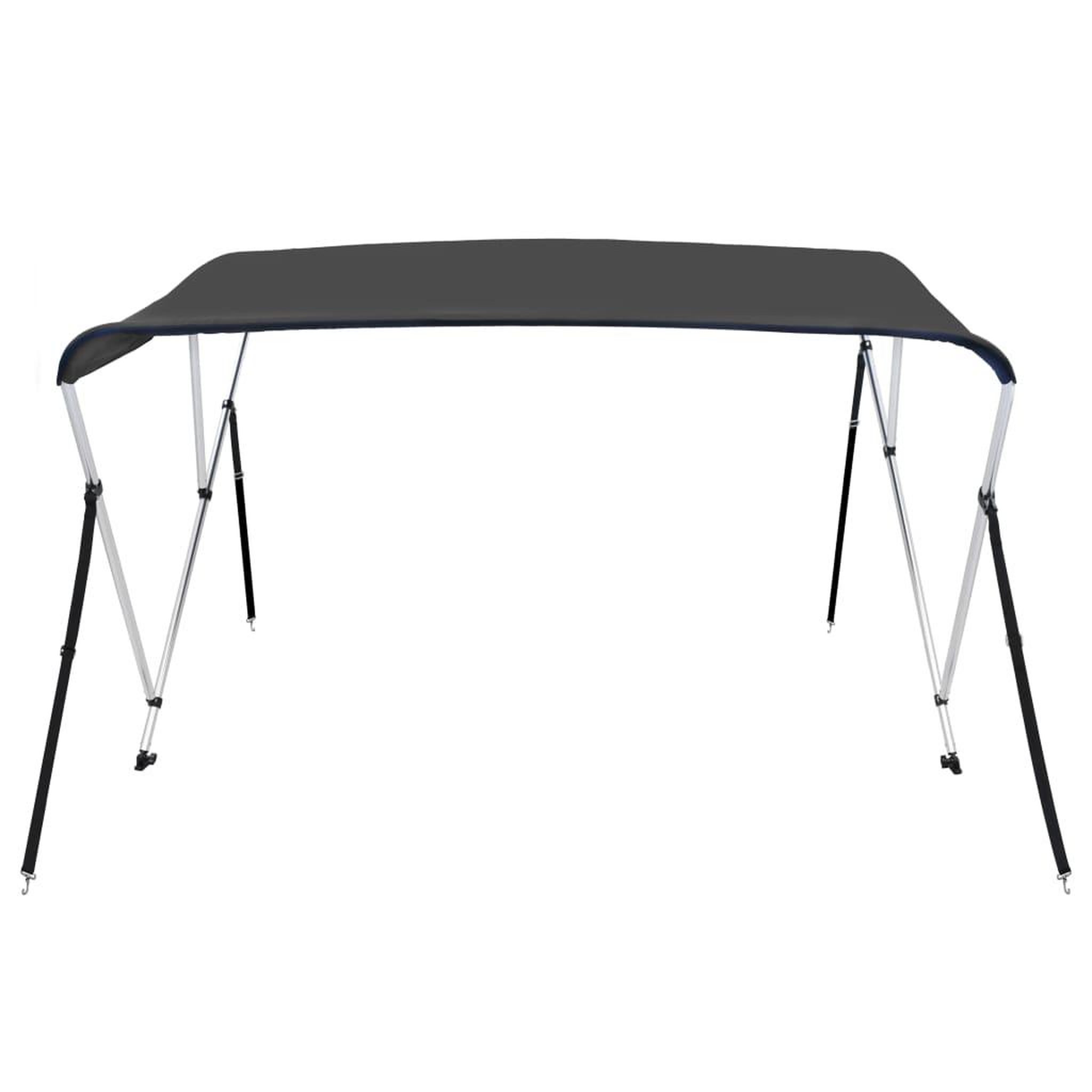 Voir la diapositive 3 : VIDAXL Auvent bimini a 3 arceaux Anthracite 183x180x137 cm