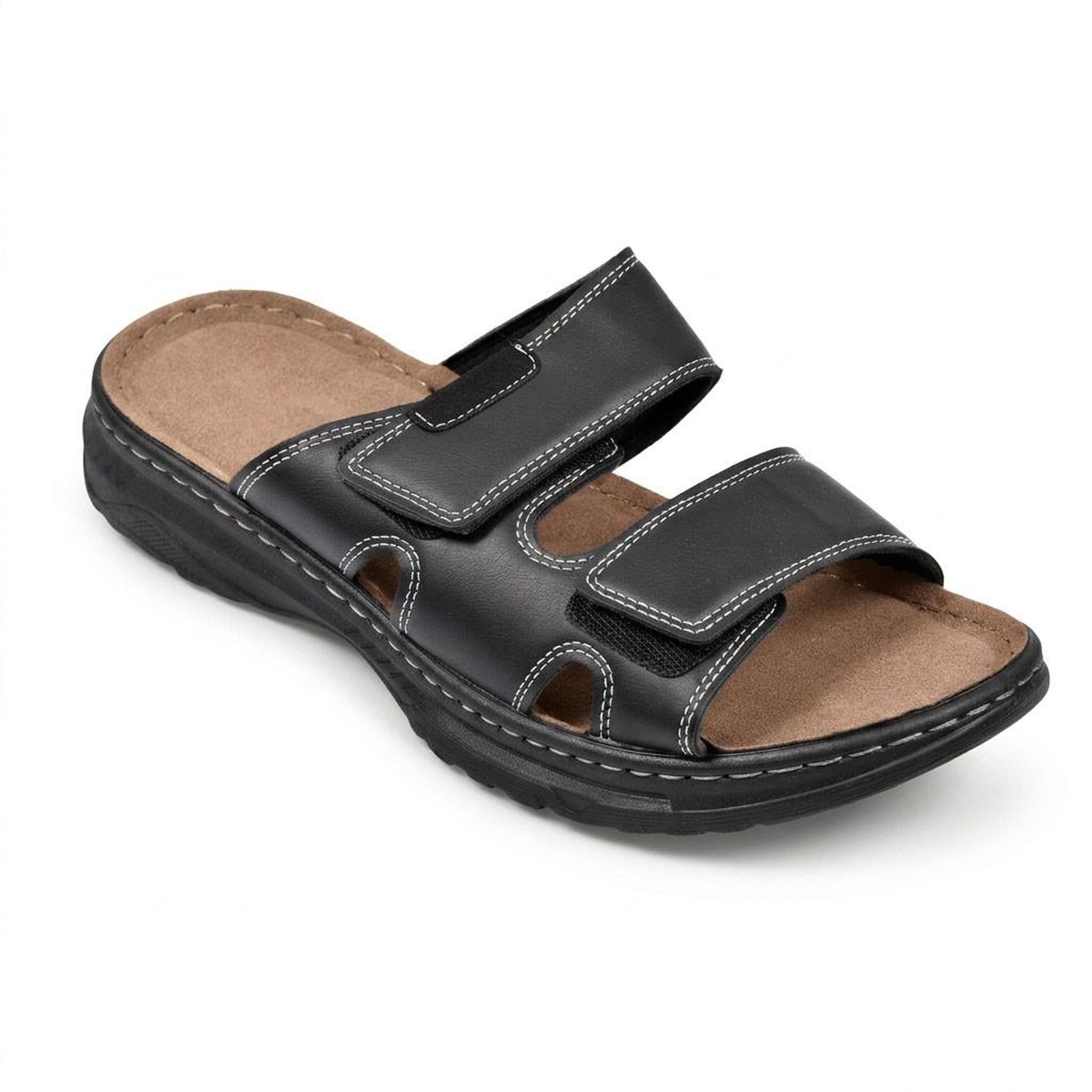 Voir la diapositive 1 : OZABI OZABI Sandales Homme Confort Double Scratch Antidérapantes Été