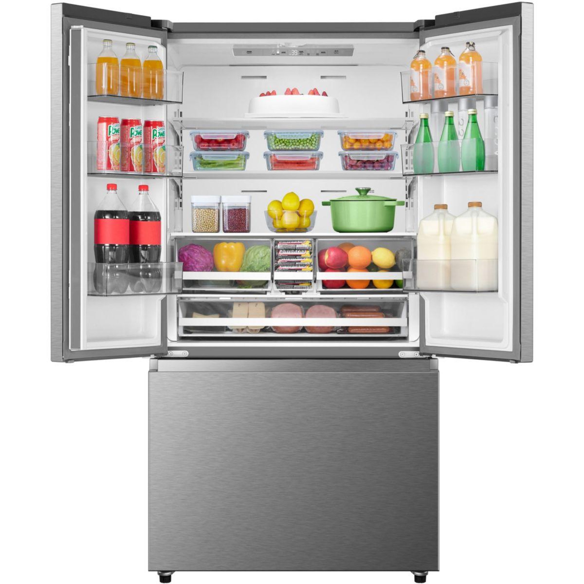 Voir la diapositive 3 : Hisense Réfrigérateur multi portes rf815n4sase