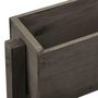Voir la diapositive 4 : VIDAXL Jardiniere pliable de jardin Gris 60x14x75 cm Bois de sapin