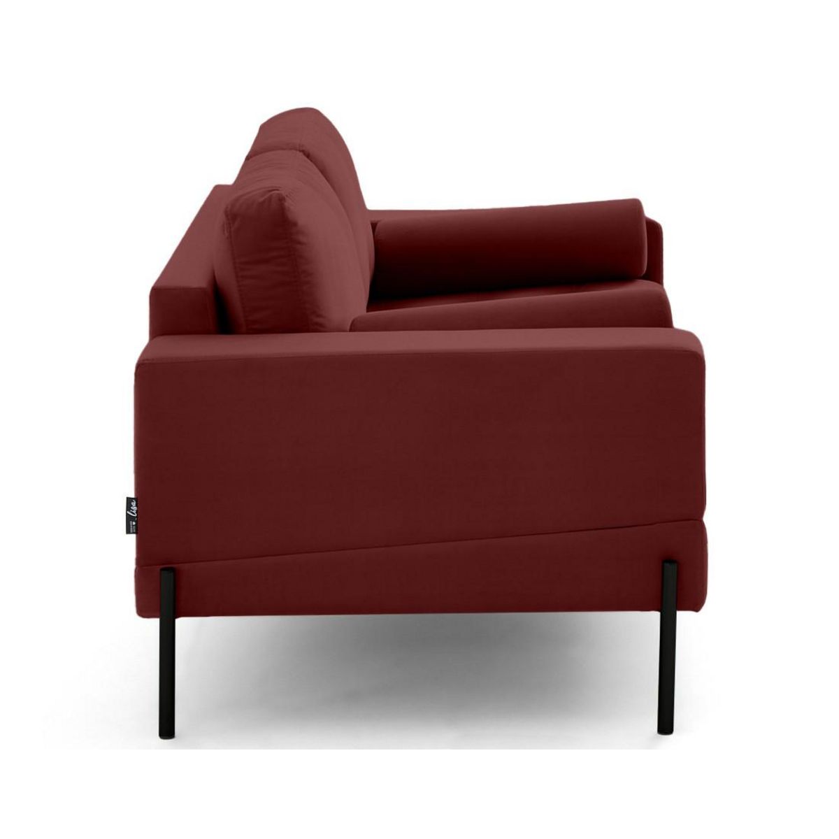 LISA DESIGN Isaure - canapé droit 2 places en velours