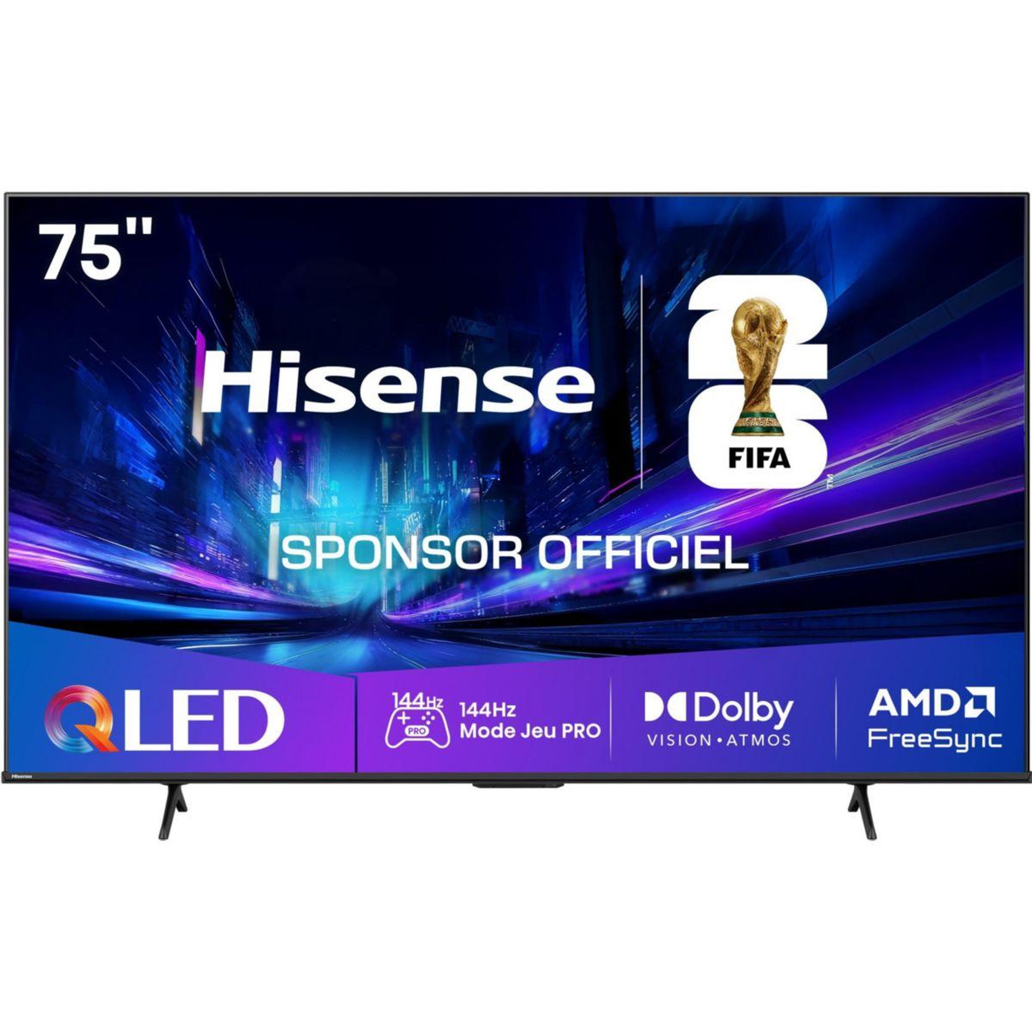 Hisense Tv qled 75e79q pro (2025) 75  (189 cm) 4k ultra hd - 144hz, smart tv