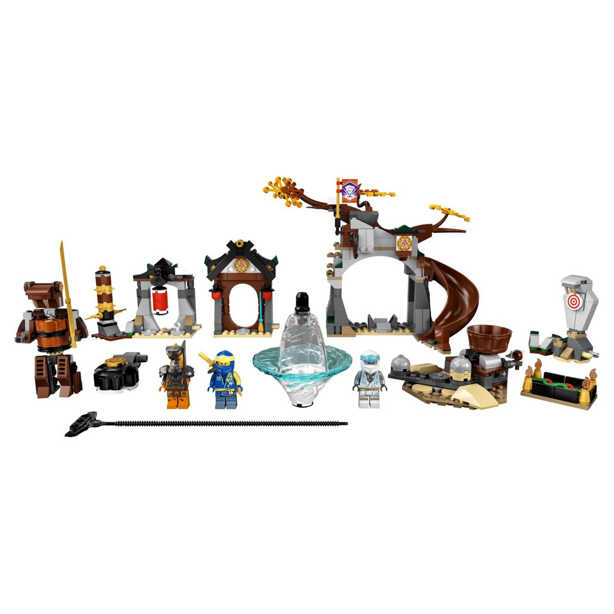 LEGO Ninjago 71764 Le Centre d&rsquo;Entraînement Ninja, Toupie Pour Enfants