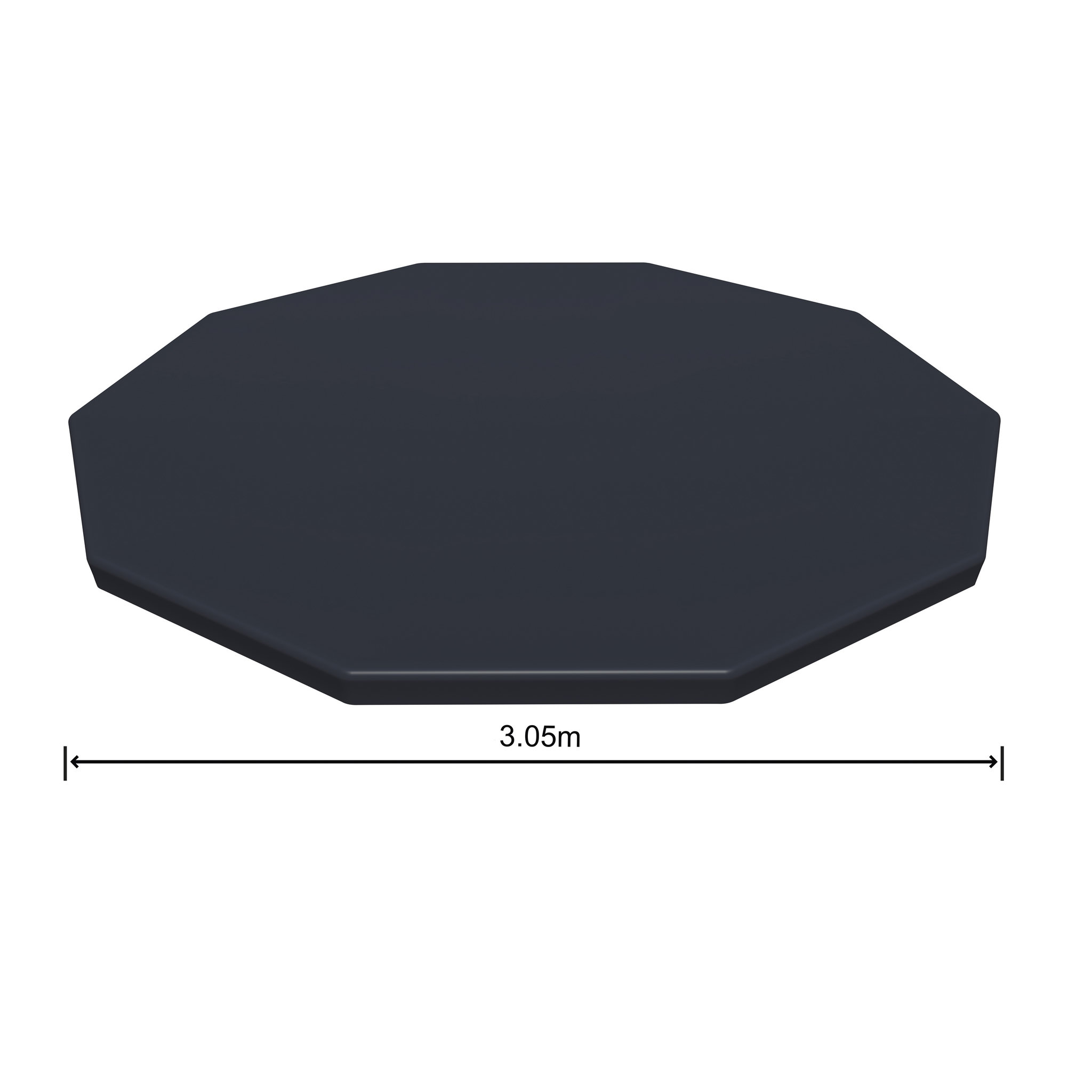 BESTWAY Bâche 4 saisons pour piscine hors sol Steel Pro&trade; ronde diamètre 305 cm
