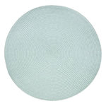 SECRET DE GOURMET Set de Table Rond  Tressé  38cm Vert Céladon