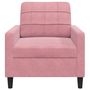 Voir la diapositive 4 : VIDAXL Fauteuil Rose 60 cm Velours