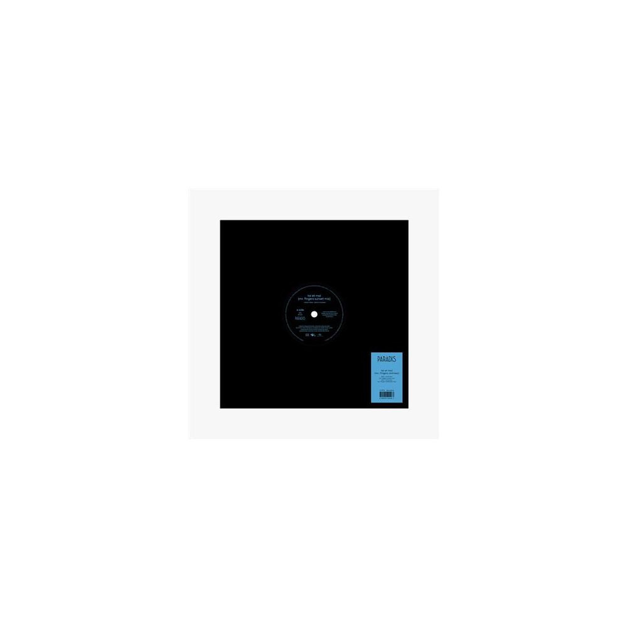 Single/ep musique « toi et moi (mr. Fingers remixes) » - artwork vinyle