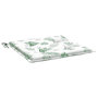 Voir la diapositive 5 : VIDAXL Coussins de chaise lot de 4 motif de feuilles 50x50x3 cm tissu