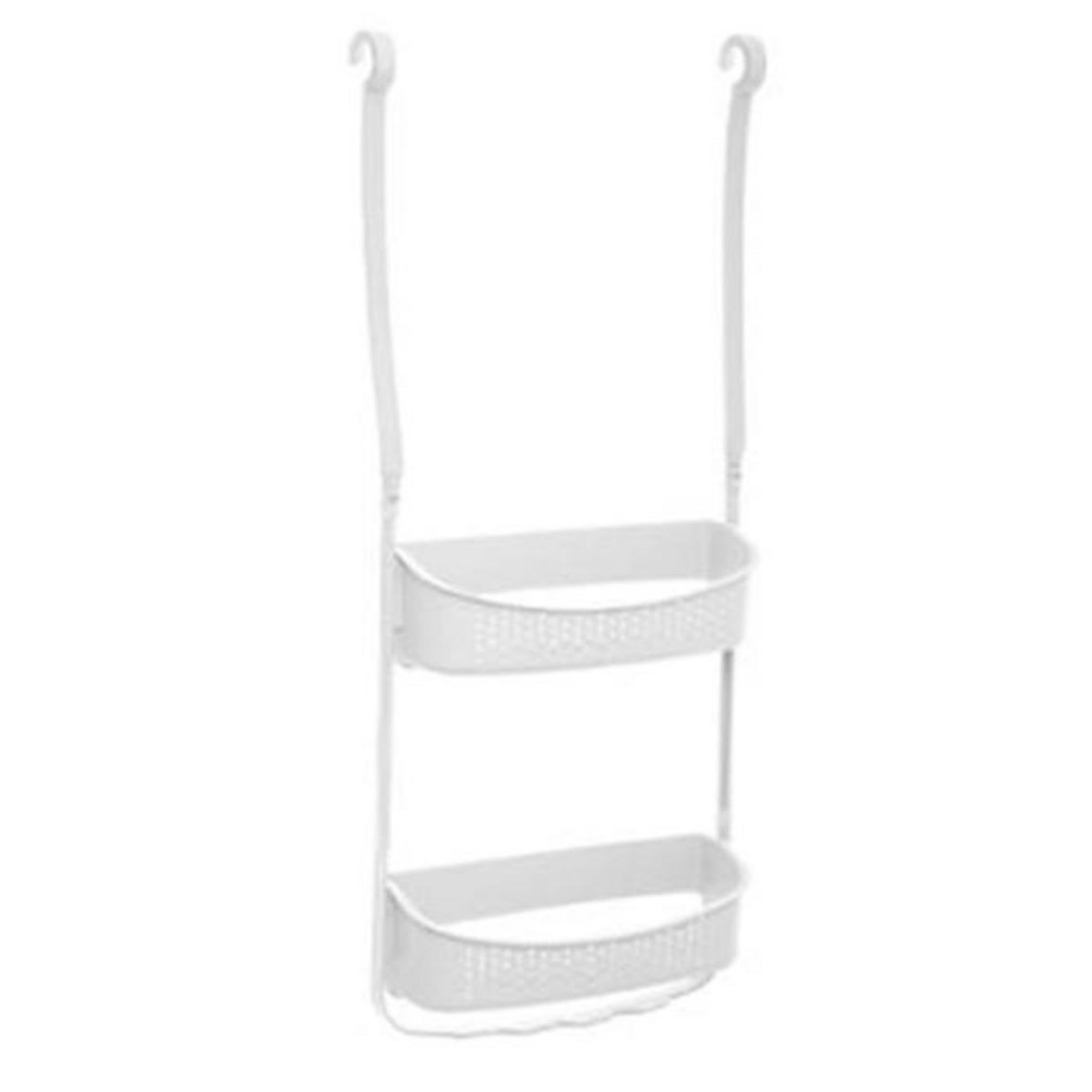 FIVE Support de Douche 2 Paniers  Souple  70cm Blanc