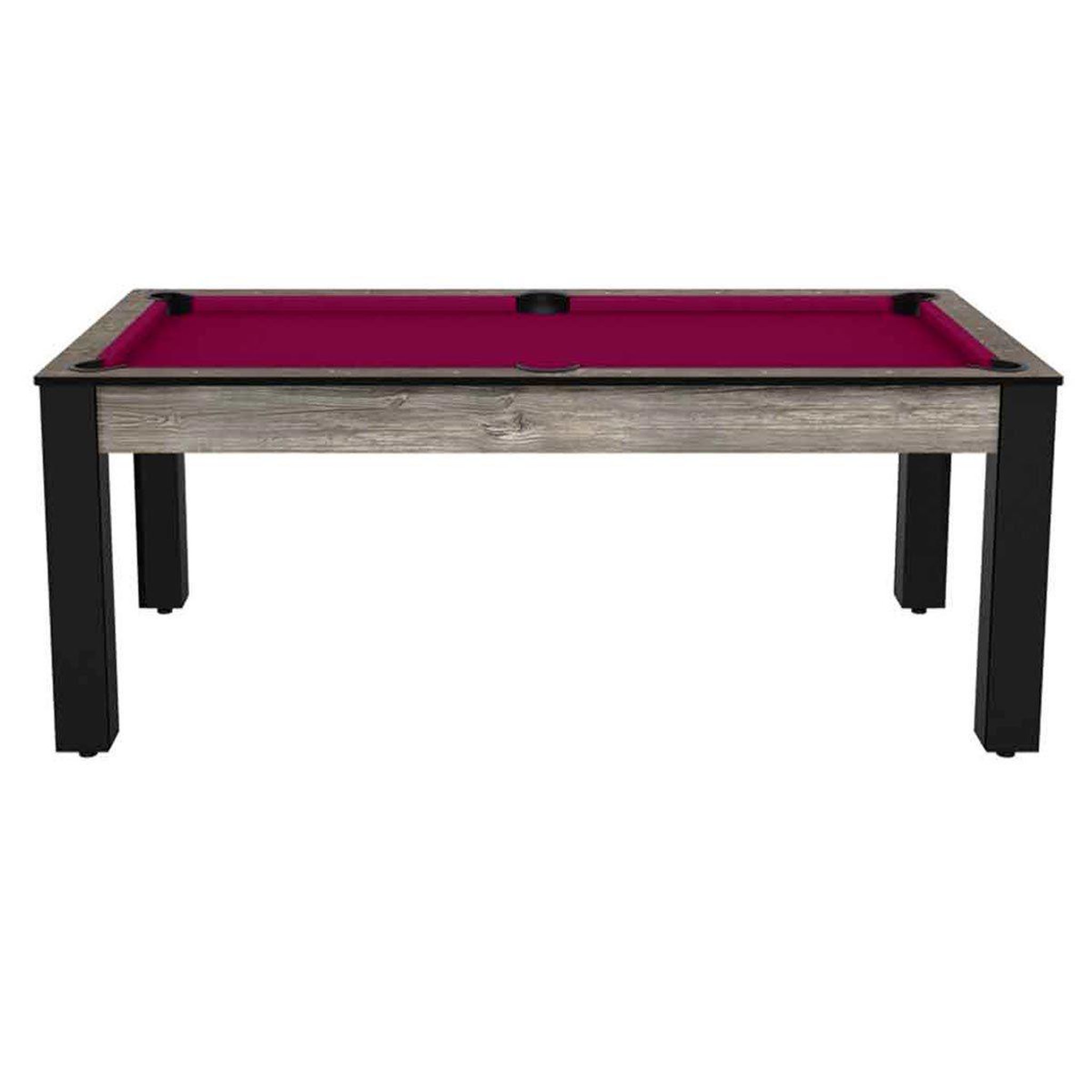 Voir la diapositive 1 : DE FAUGERES Table de Billard Convertible  Oregon  213cm Naturel & Prune