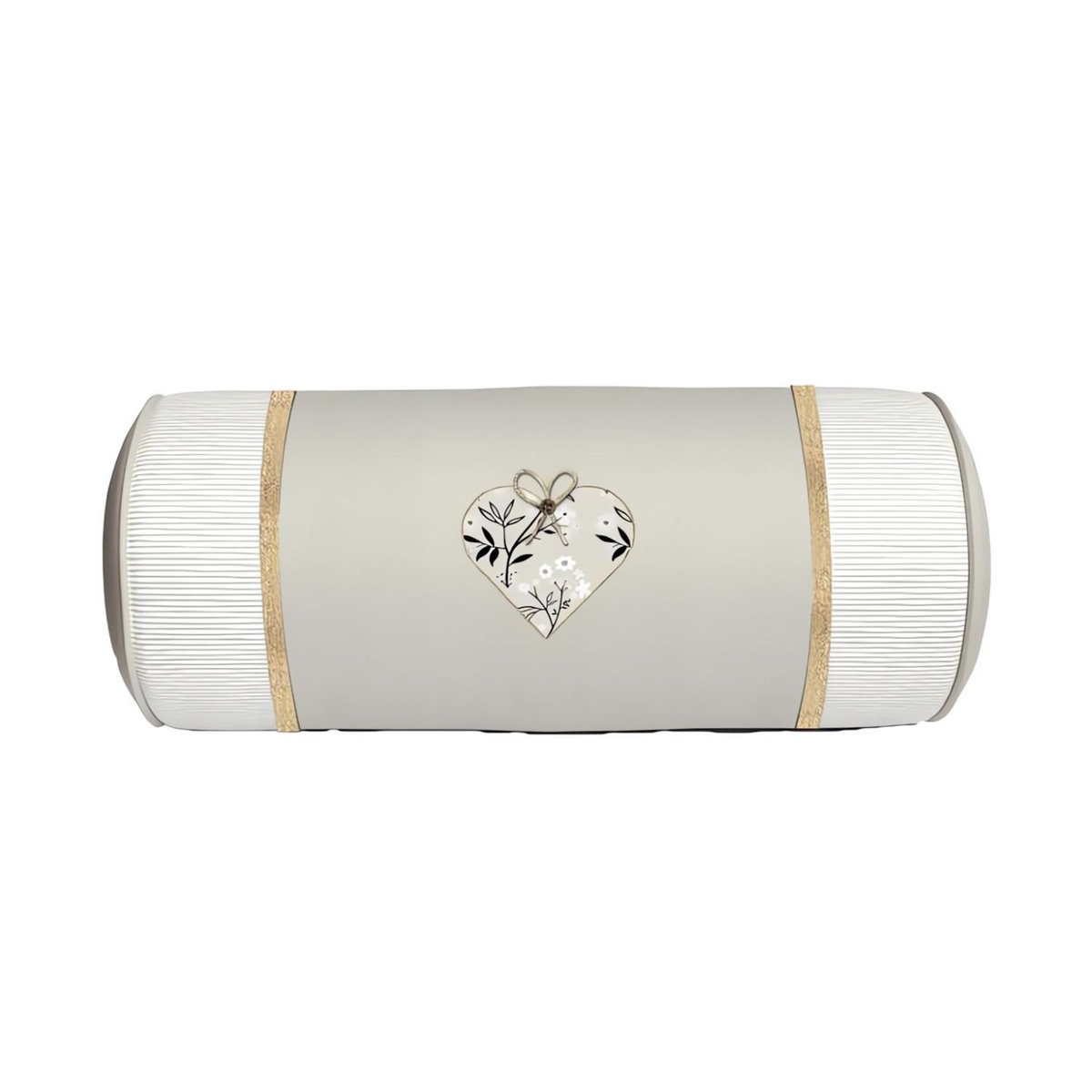 SOLEIL D'OCRE Coussin polochon en coton 20x50 cm AIMEE, par Soleil d'Ocre