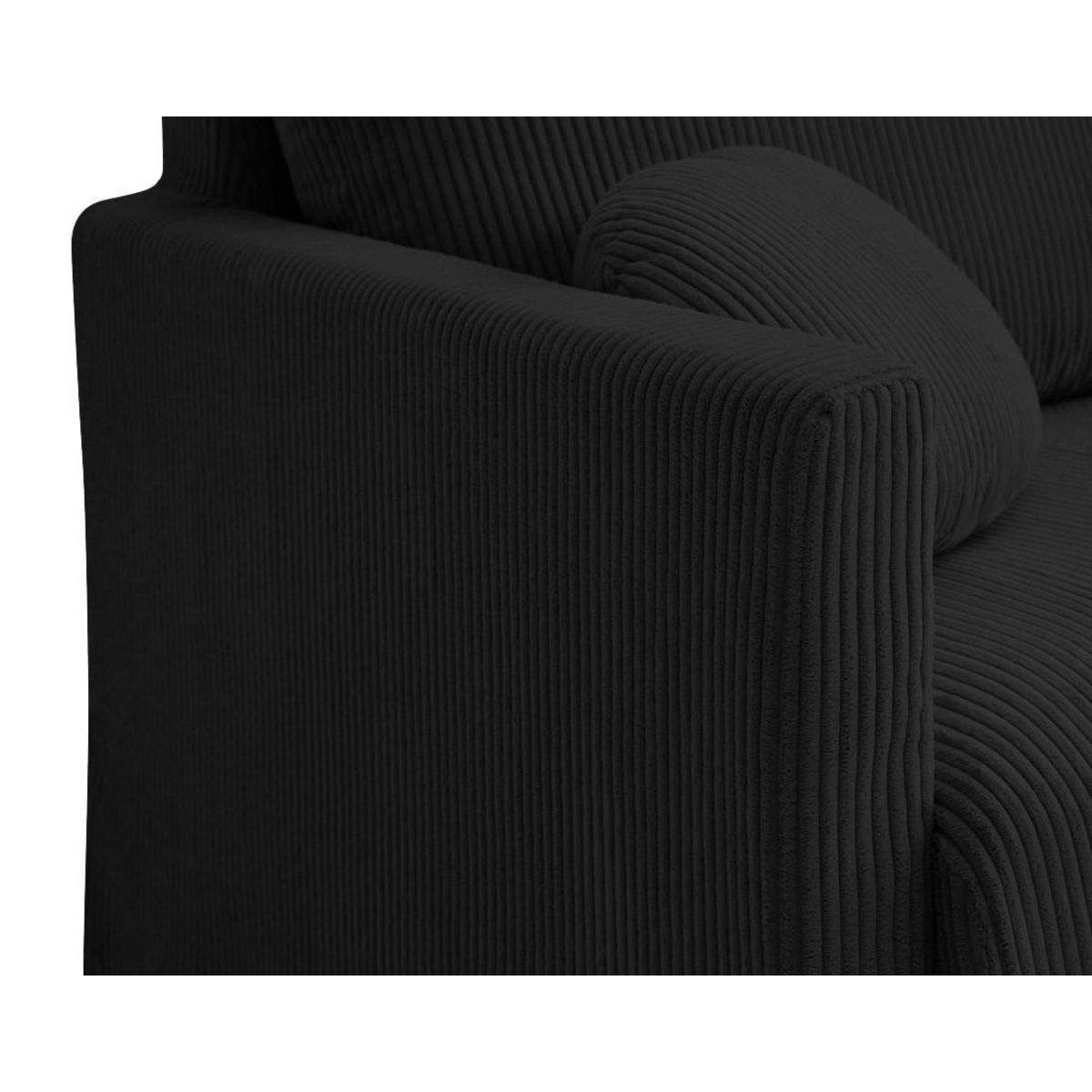 LISA DESIGN Serena - canapé droit déhoussable 2 places en velours côtelé