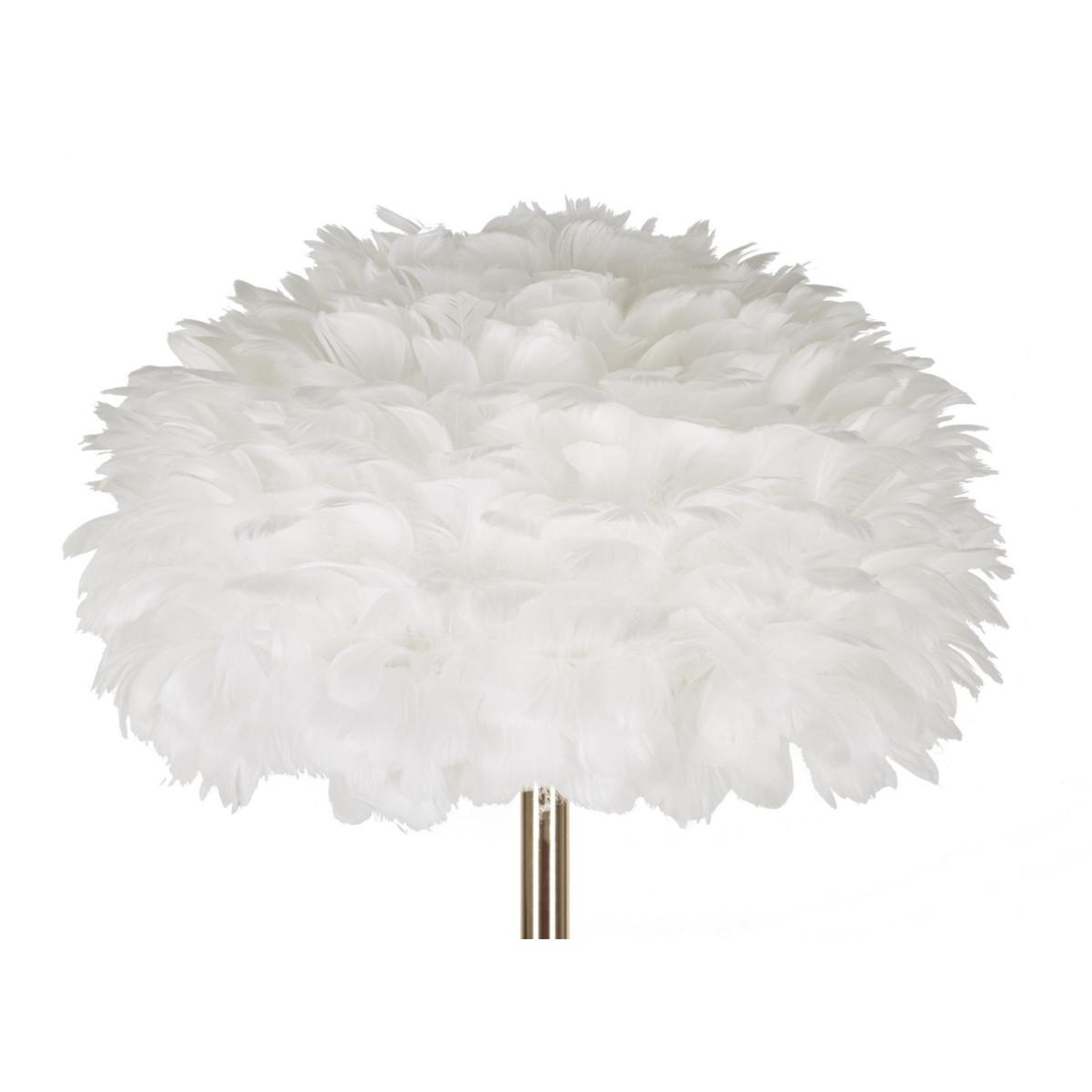 Voir la diapositive 2 : Paris Prix Lampadaire imitation plume  slim  170cm or & blanc