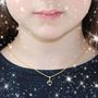 Voir la diapositive 4 : L'ATELIER D'AZUR Collier - Pendentif Or et Diamant - Motif Coeurs - Chaîne Dorée Offerte