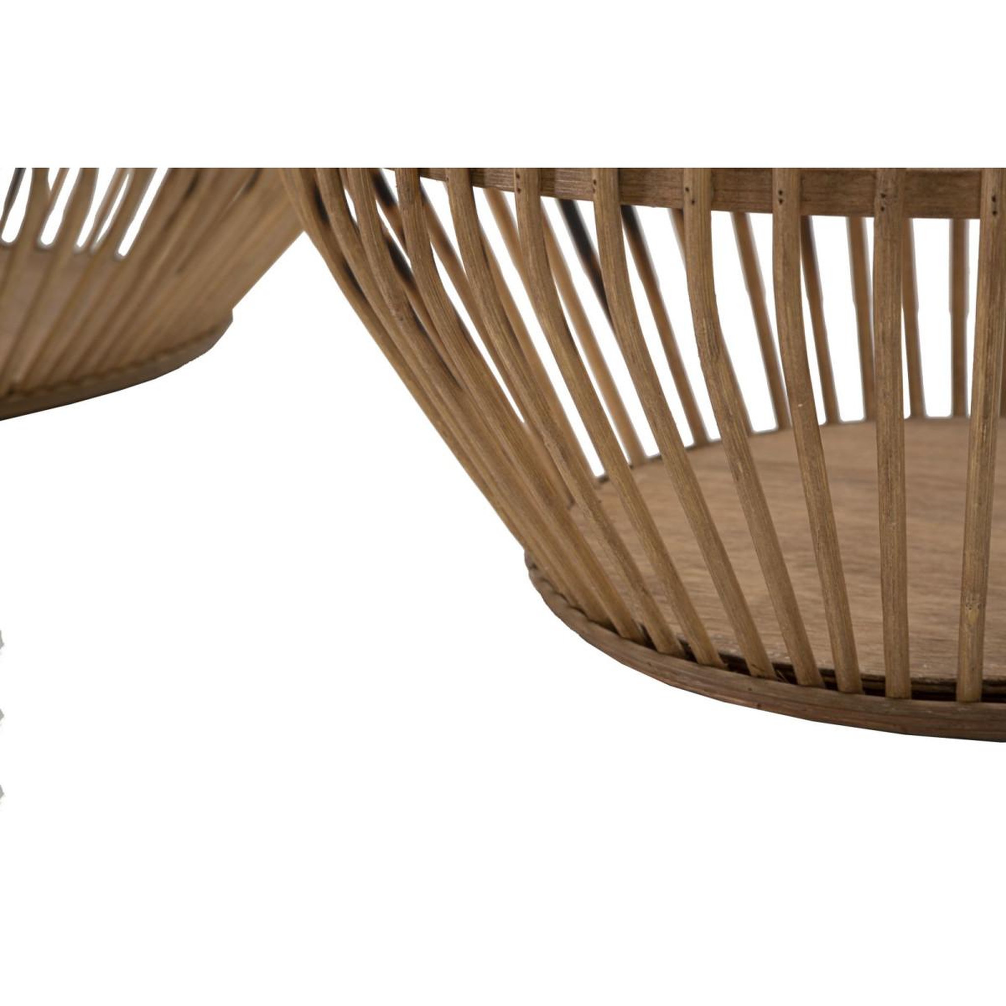Voir la diapositive 4 : Paris Prix Lot de 2 paniers déco  fuji  47cm naturel