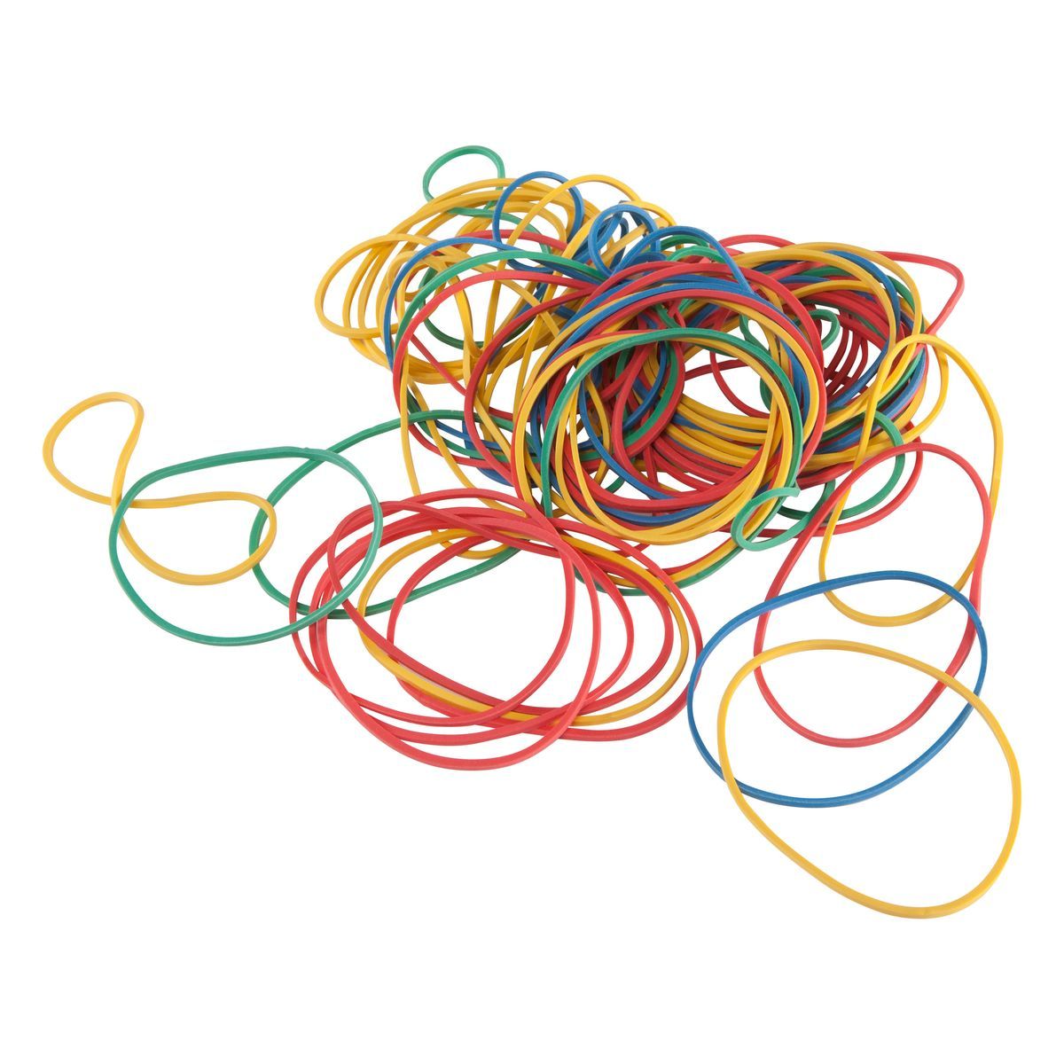 AUCHAN Sac d'élastiques colorés 50g