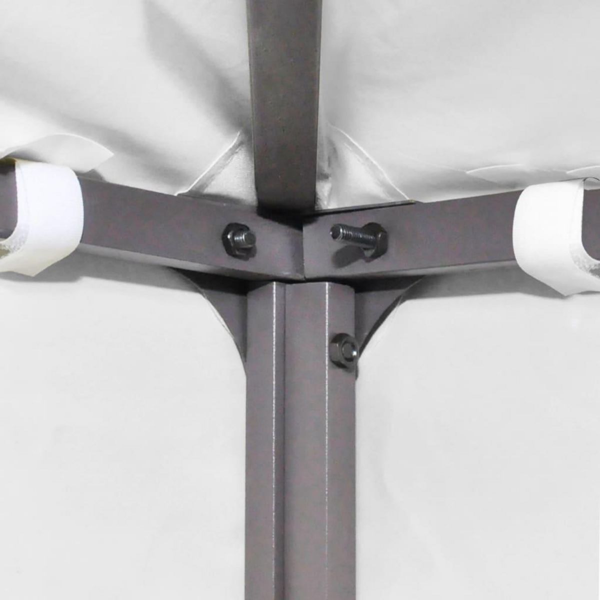 VIDAXL Toile de toit de belvedere 2 niveaux 310 g/m^2 3x3 m Blanc