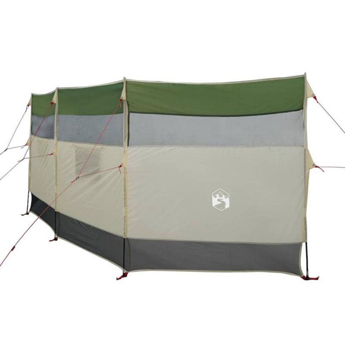 VIDAXL Brise vent de camping vert 510x153 cm imperméable