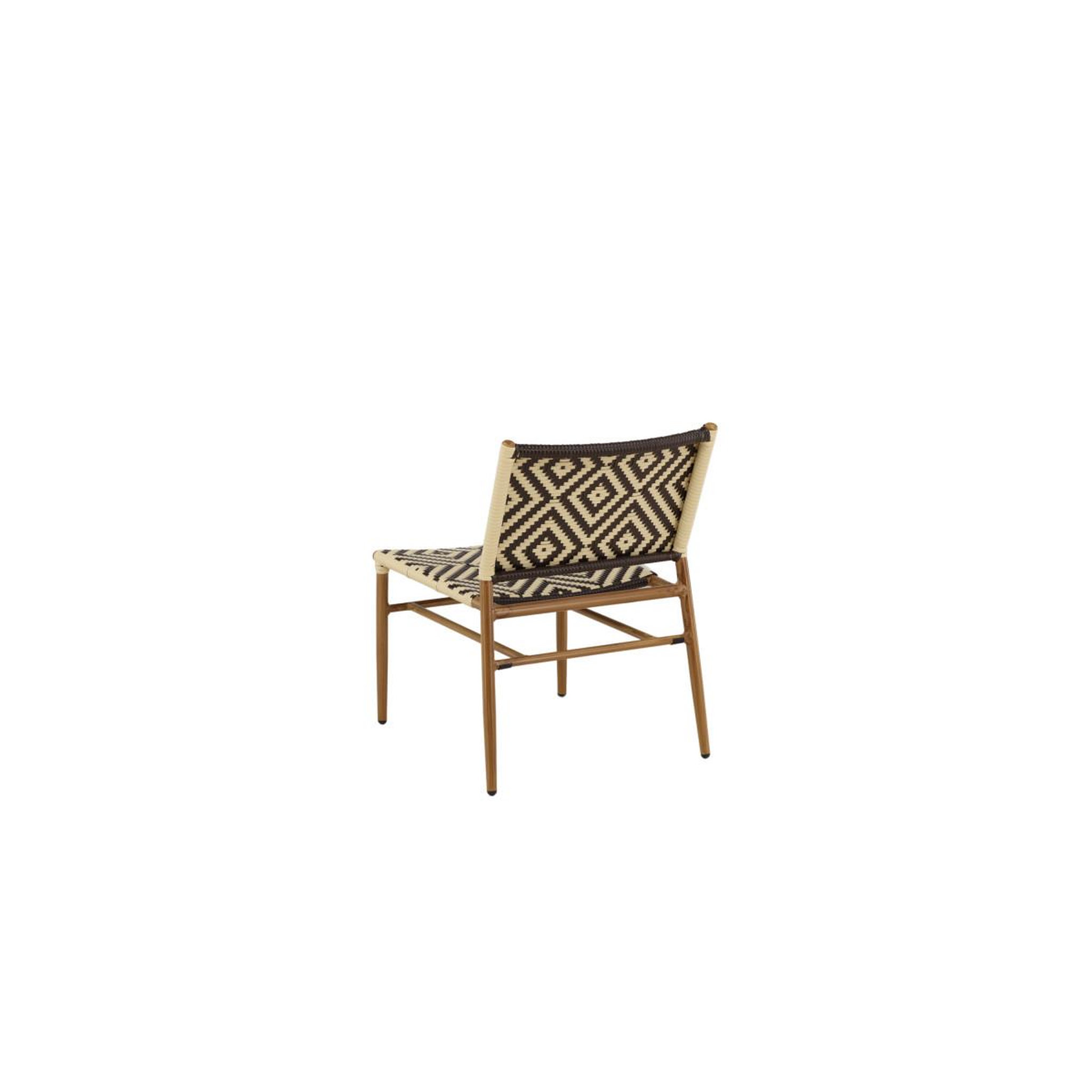 Voir la diapositive 4 : Paris Prix Fauteuil de jardin à motifs  calapan  77cm naturel