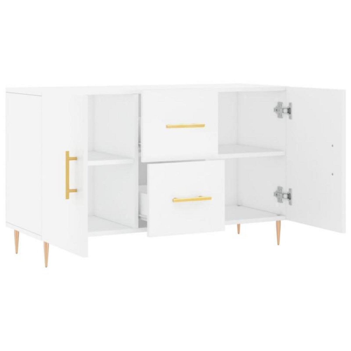 VIDAXL Buffet blanc 100x36x60 cm bois d ingénierie