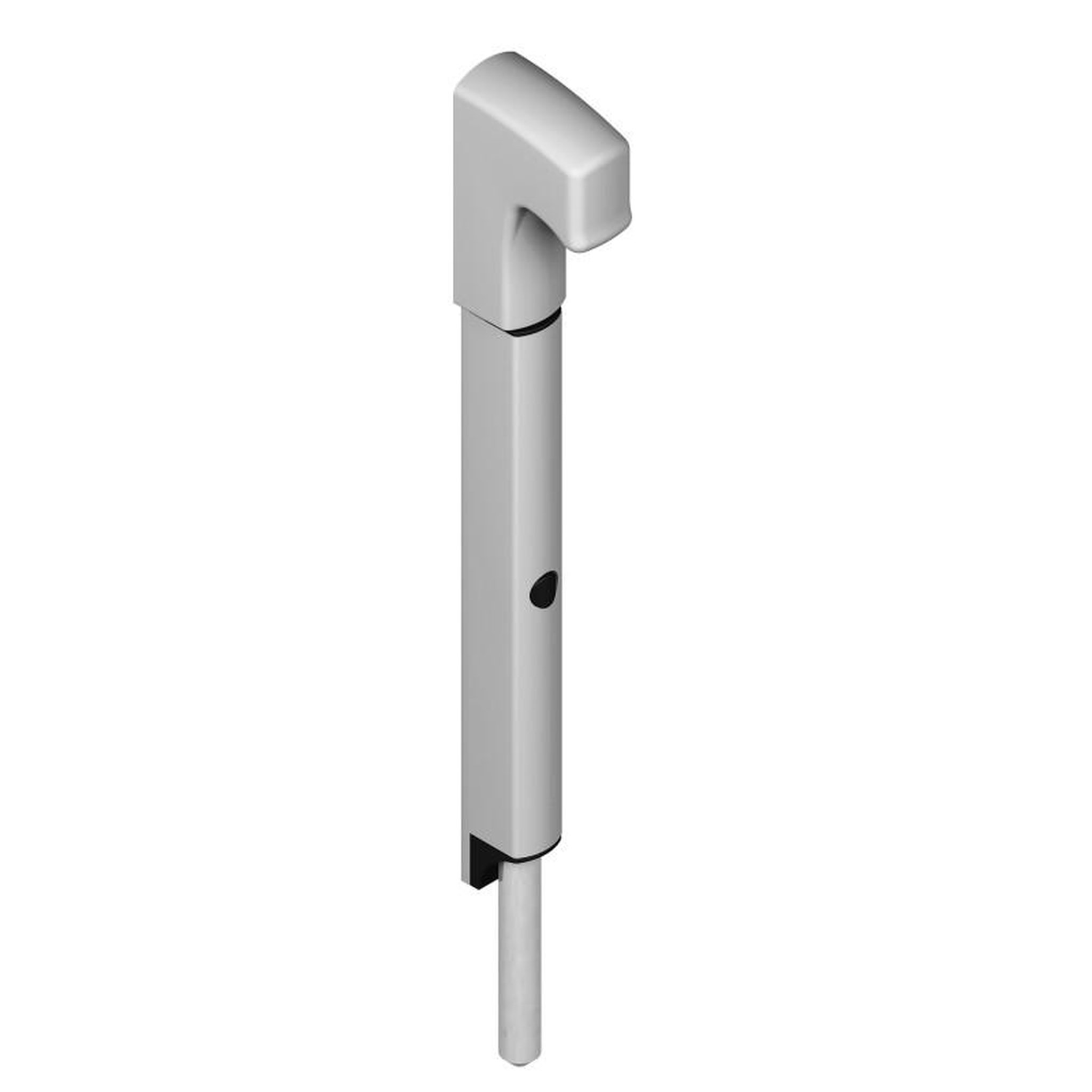 LA CROISEE DS Verrou en applique DANAOS tige inox L 281mm aluminium RAL9006 LA CROISEE DS DS6368 007