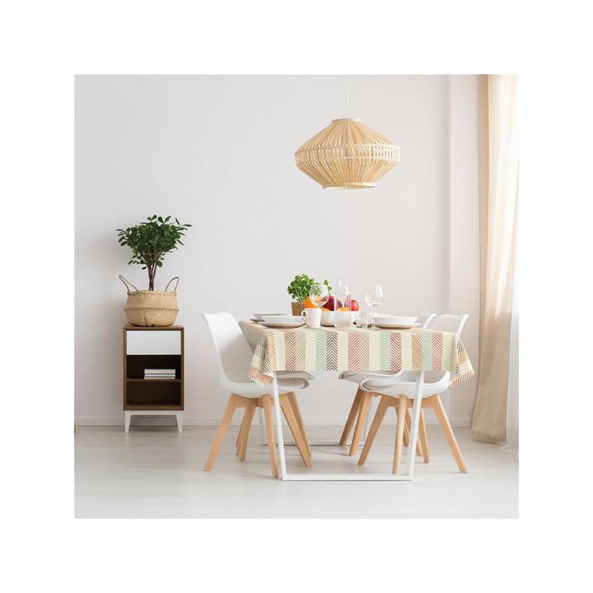 D-C-FIX NAPPE RECT SANS PVC LULINA 150X220CM D-C-FIX - F2361113