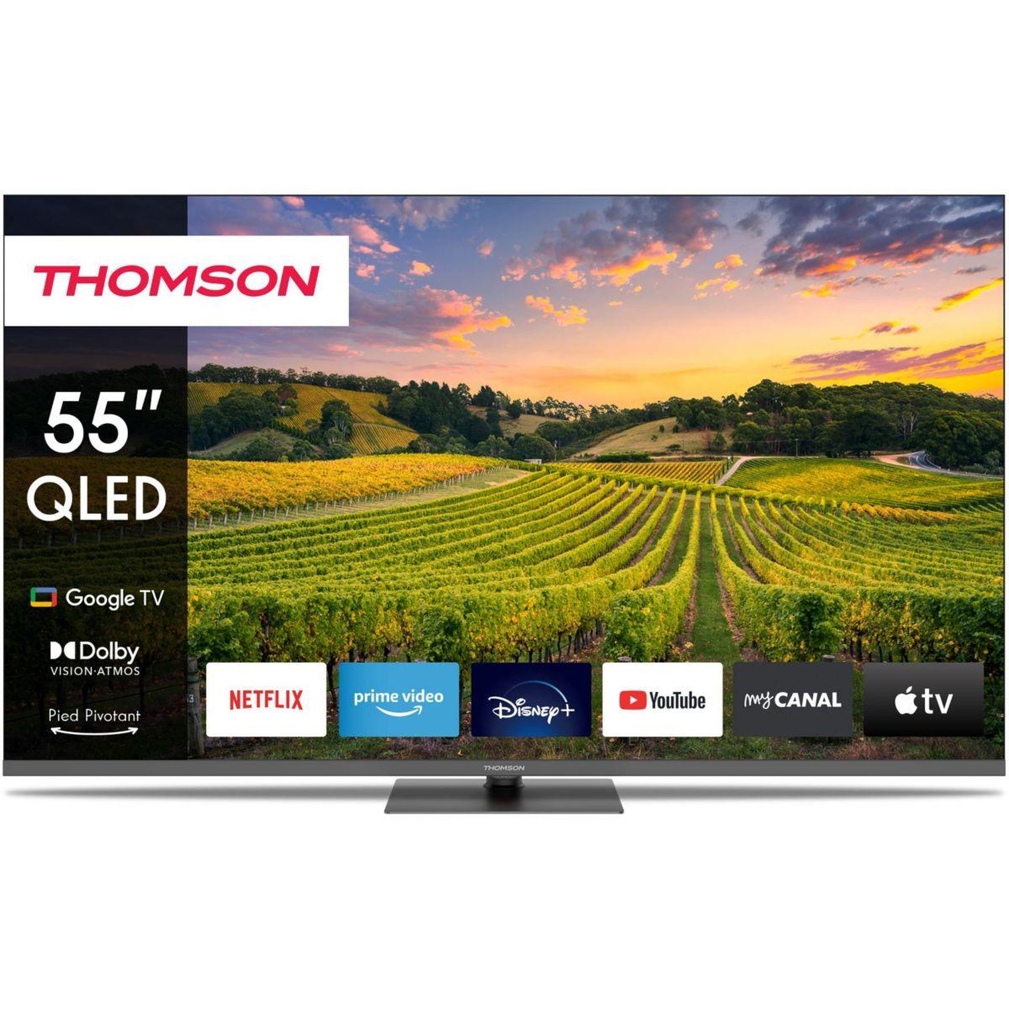 Voir la diapositive 1 : THOMSON TV QLED 55QG5C14-55 pouces (139cm)