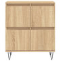 Voir la diapositive 5 : VIDAXL Buffet Chene sonoma 60x35x70 cm Bois d'ingenierie