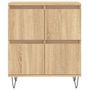 Voir la diapositive 5 : VIDAXL Buffet Chene sonoma 60x35x70 cm Bois d'ingenierie