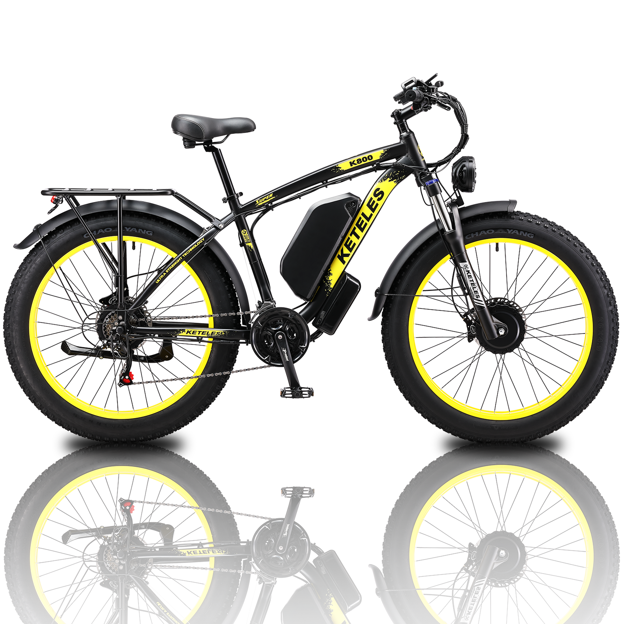 Voir la diapositive 1 : KETELES Vtt électrique keteles k800 à double moteur