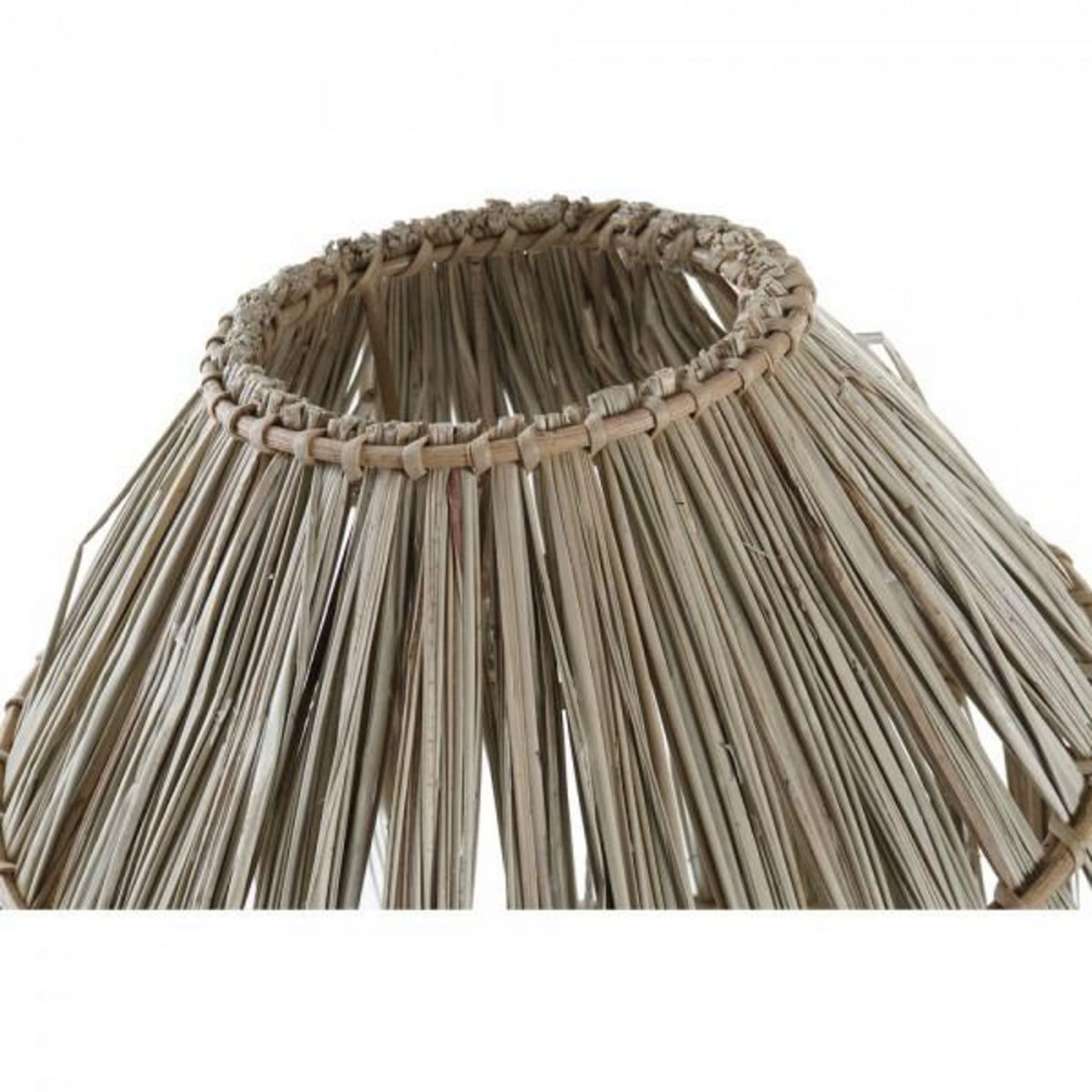MARKET24 Écran de lampe DKD Home Decor Fibre naturelle (36 x 36 x 48 cm)