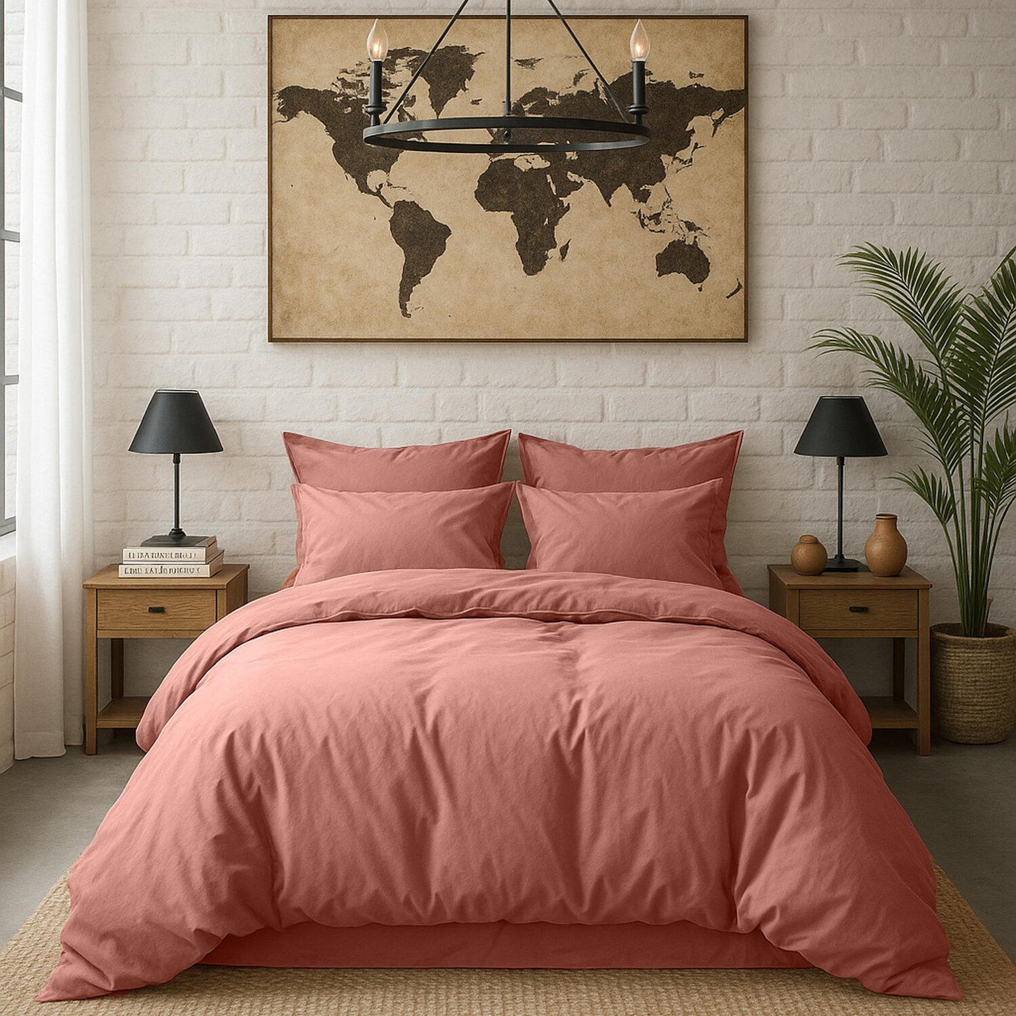 Voir la diapositive 1 : BATON ROUGE Housse de couette 100% percale de coton