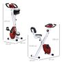 Voir la diapositive 3 : HOMCOM Vélo d'appartement pliable - collaboration Aosom.fr x FFHandball - 8 niv. résistance magnétique réglable