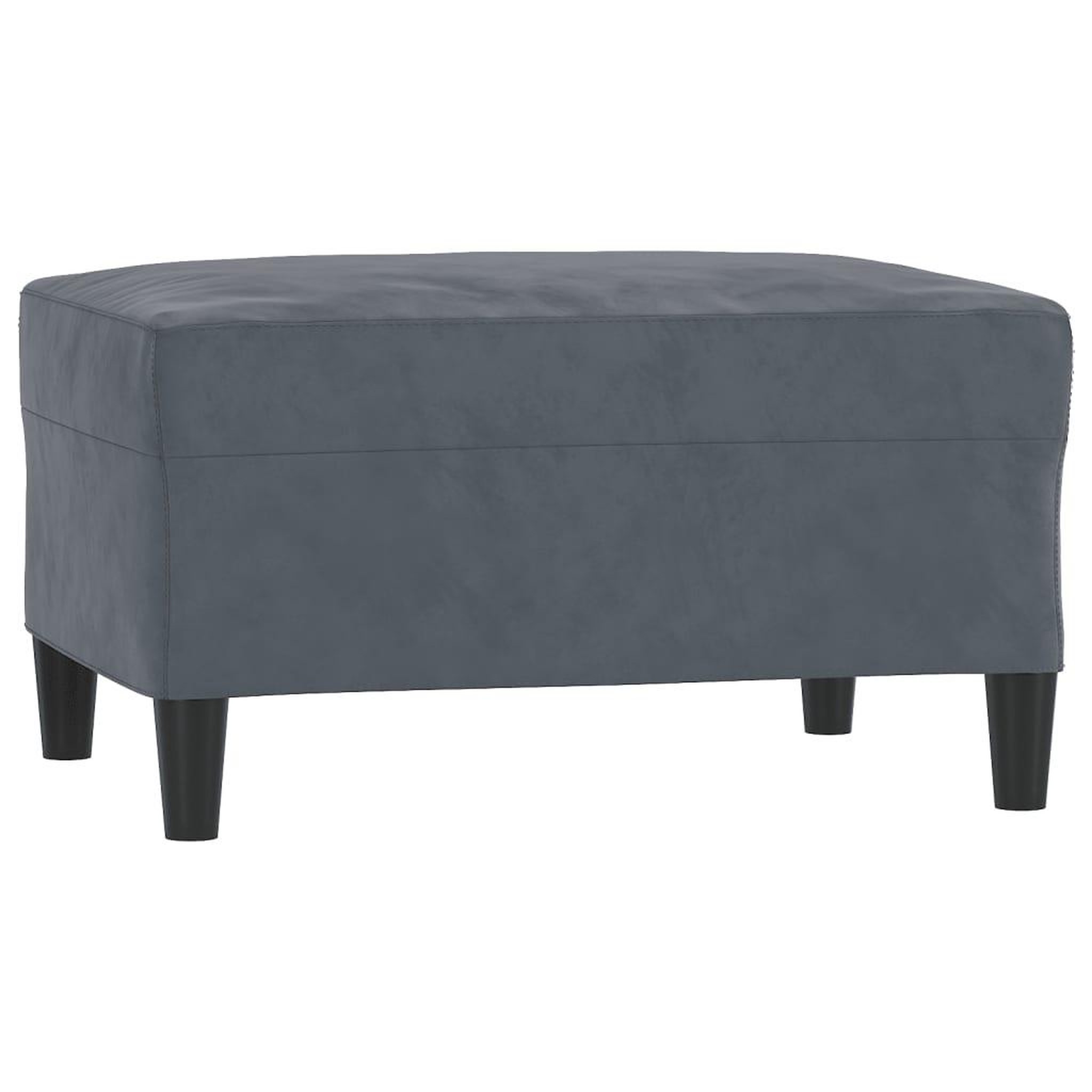 Voir la diapositive 5 : VIDAXL Ensemble de canapes 3 pcs avec coussins Gris fonce Velours
