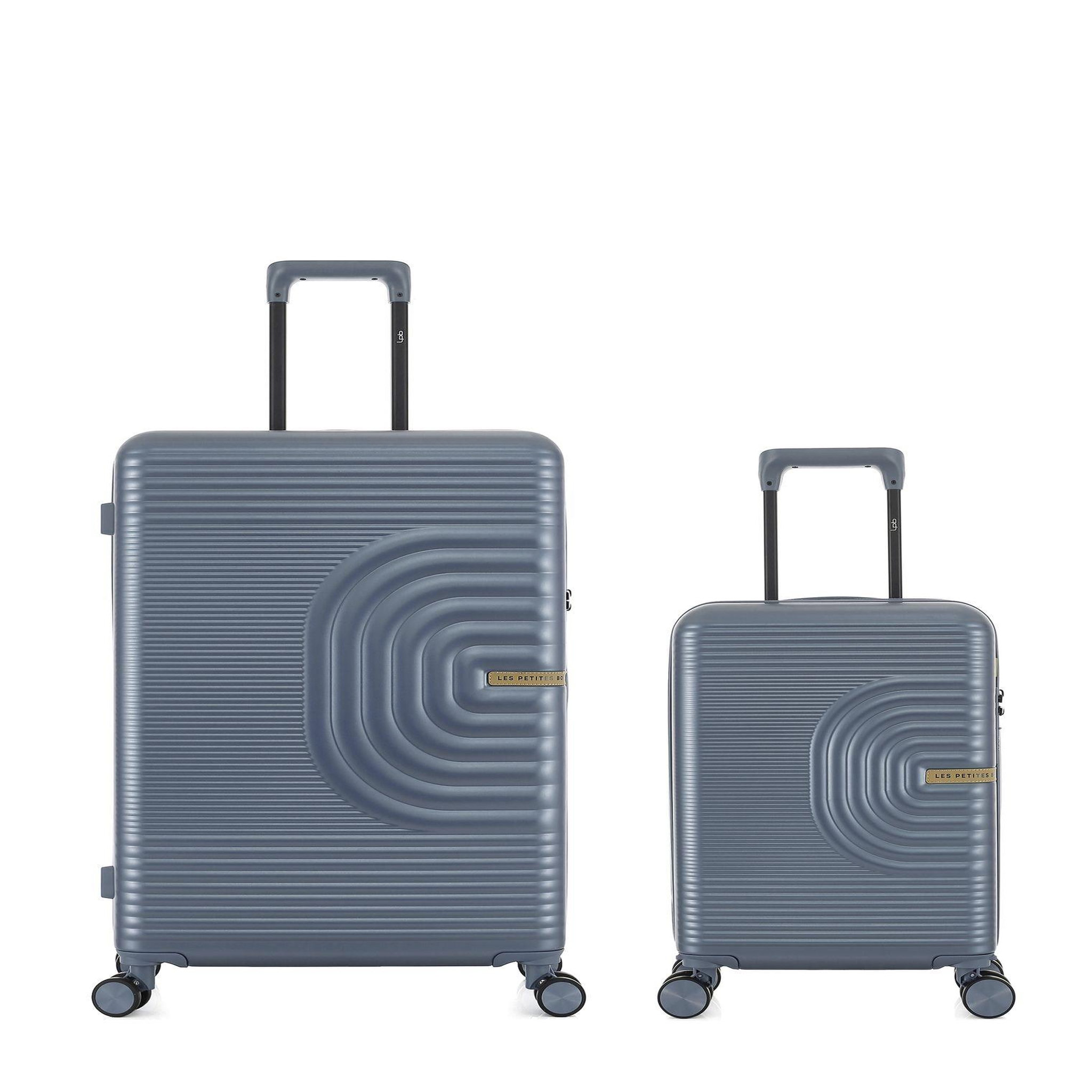LES P'TITES BOMBES LPB Lot de 2 Valises Rigides Grand Format et Cabine XS CELIA