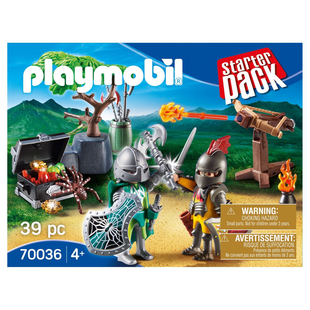 PLAYMOBIL 70036 - StarterPack - Duel de chevaliers