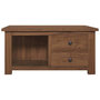 Voir la diapositive 3 : VIDAXL Table basse 68x68x33 cm Bois de teck solide