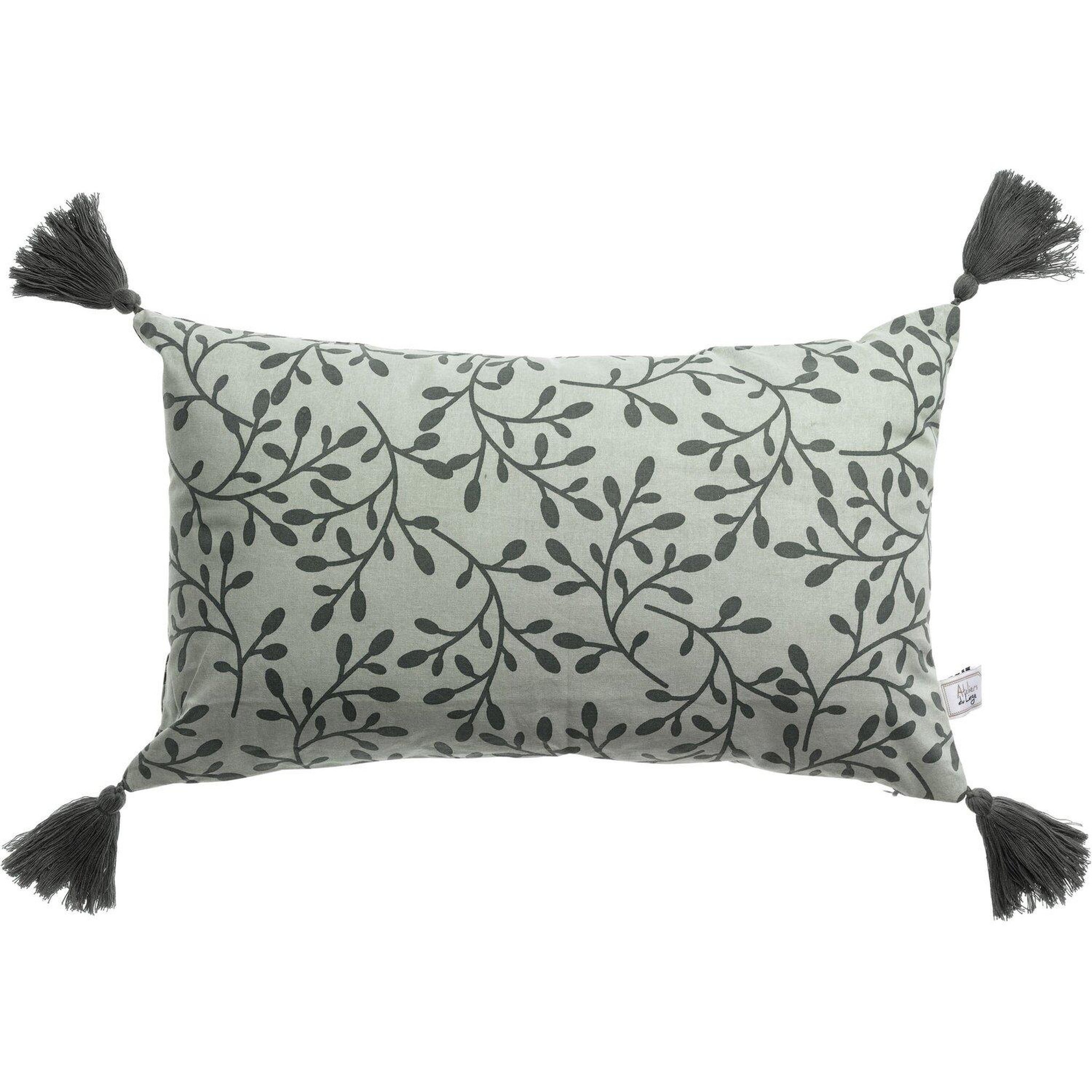 Voir la diapositive 4 : Les Ateliers du Linge Coussin imprime 100% polyester azae