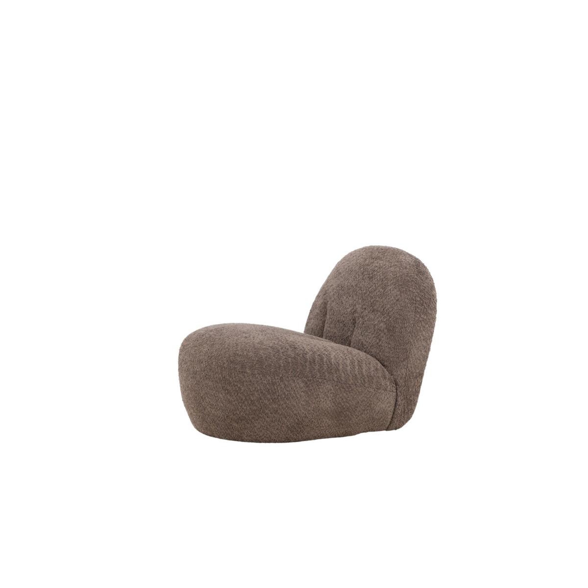 Voir la diapositive 6 : Paris Prix Fauteuil design bouclette  ohama  87cm marron