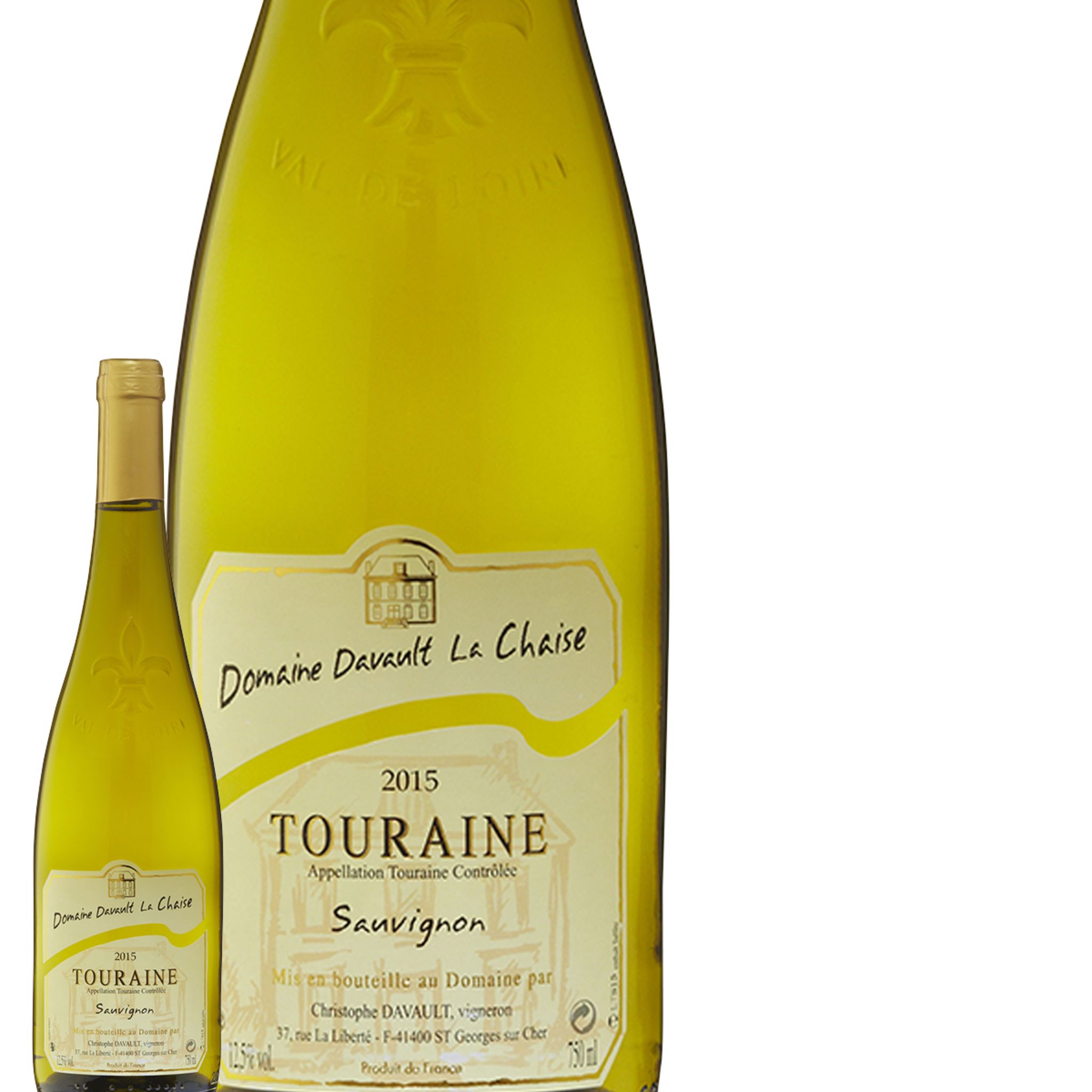 Domaine Davault la Chaise Touraine Sauvignon Blanc 2015 pas cher