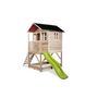 Voir la diapositive 2 : EXIT TOYS Maisonnette en bois pour enfants Loft 500 Naturel - Exit Toys