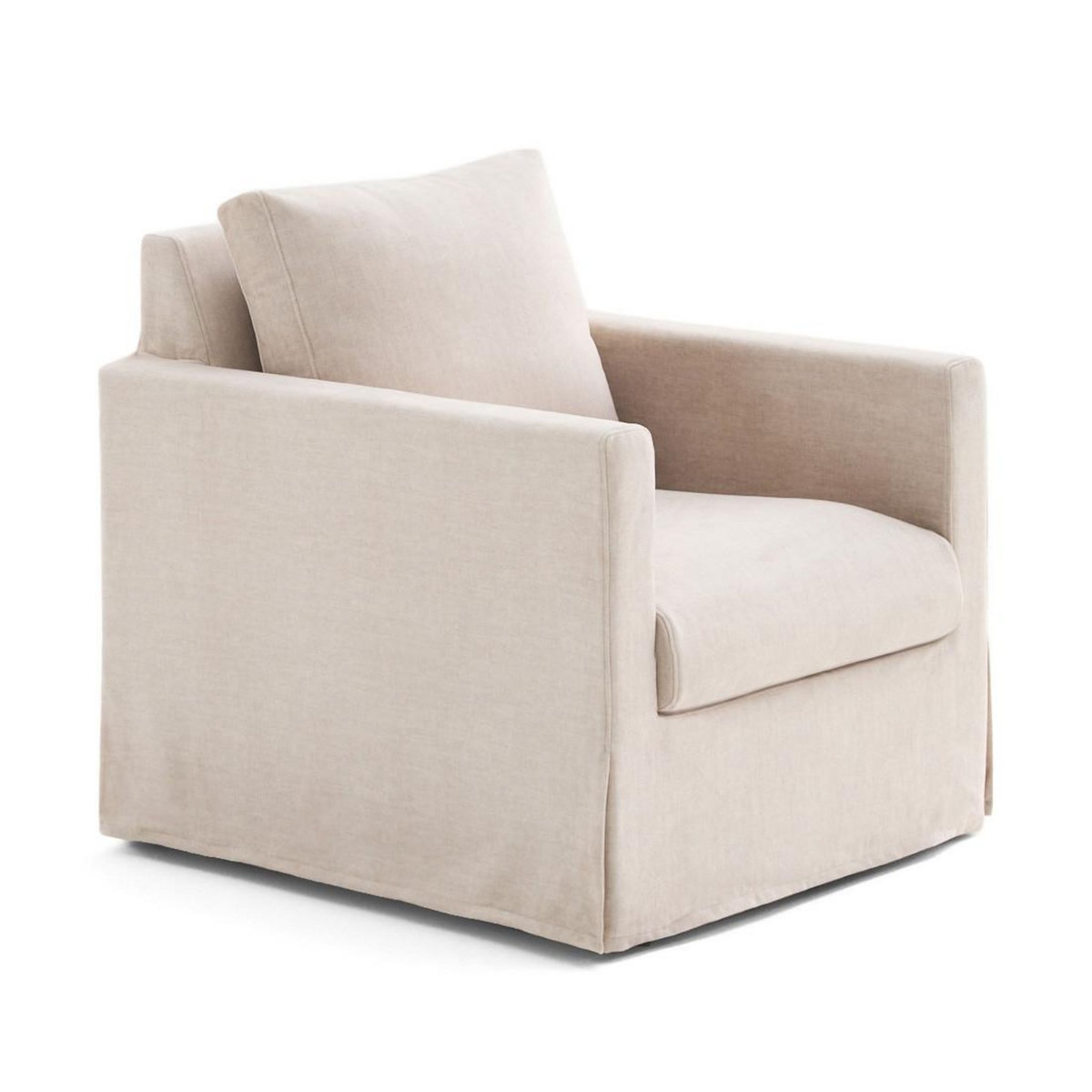 LISA DESIGN Serena - fauteuil déhoussable en velours