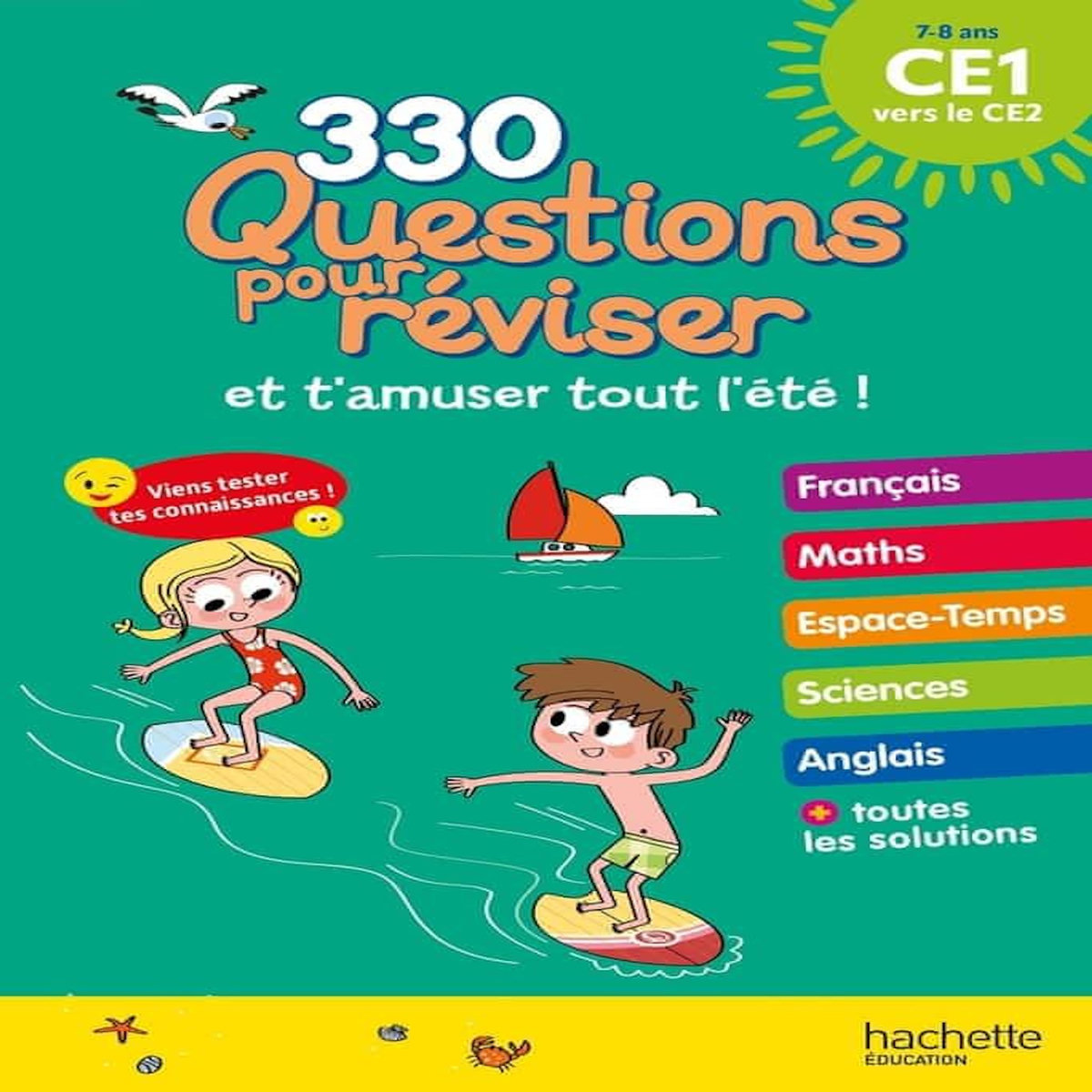 330 QUESTIONS POUR REVISER CE1 VERS LE CE2. AVEC UN CRAYON, EDITION 2024, Lecreux Michèle