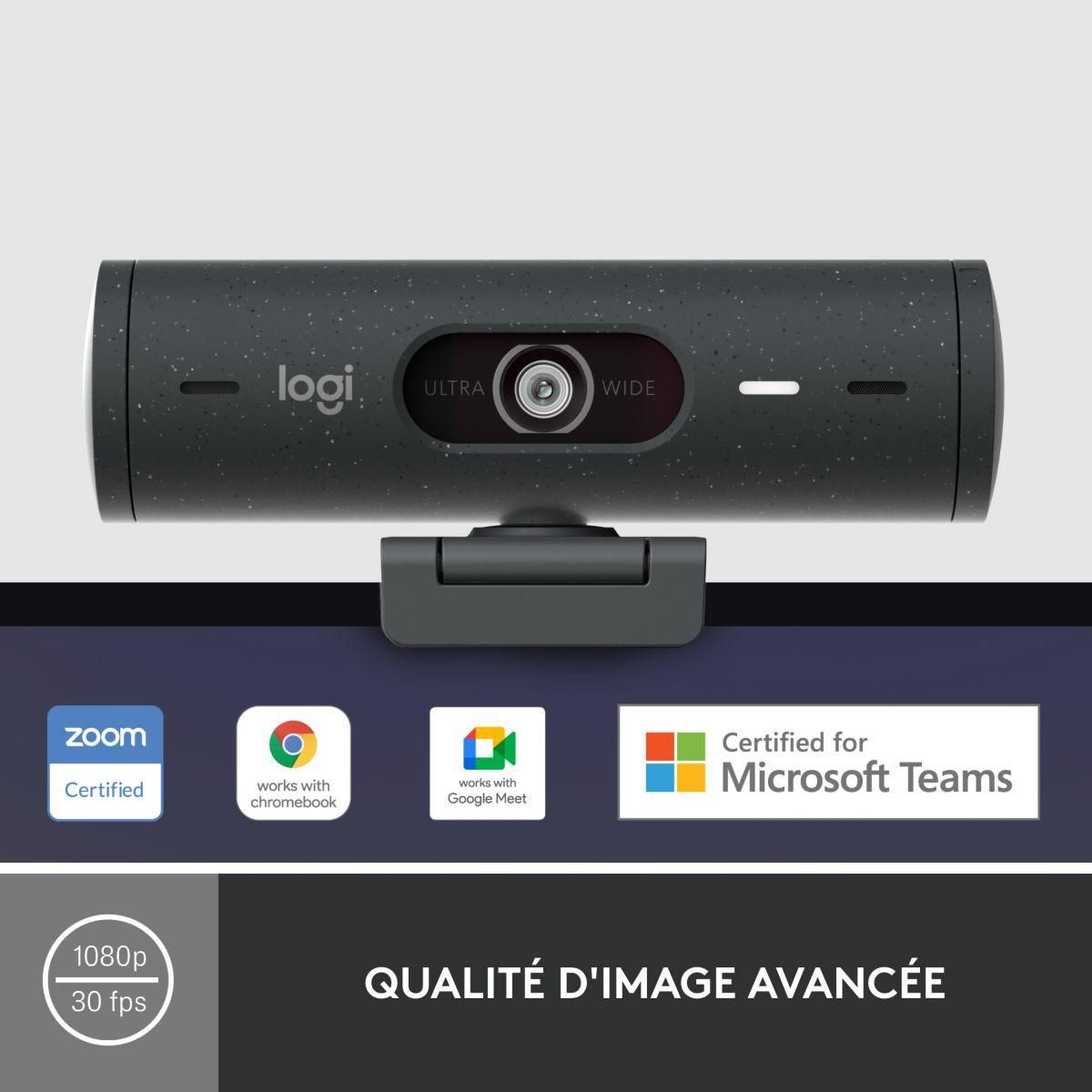 Logitech Webcam Brio 500 HD Graphite