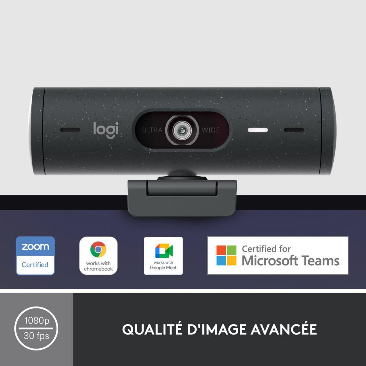Logitech Webcam Brio 500 HD Graphite