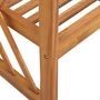 Voir la diapositive 5 : VIDAXL Banc de jardin 119 cm bois d'acacia solide