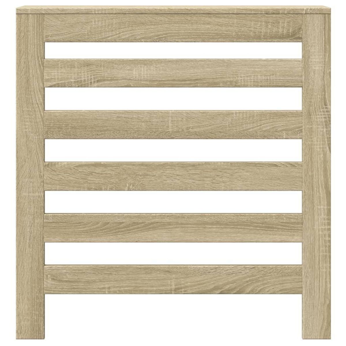 VIDAXL Cache-radiateur chene sonoma 78x20x82 cm bois d'ingenierie