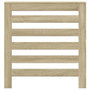 Voir la diapositive 3 : VIDAXL Cache-radiateur chene sonoma 78x20x82 cm bois d'ingenierie