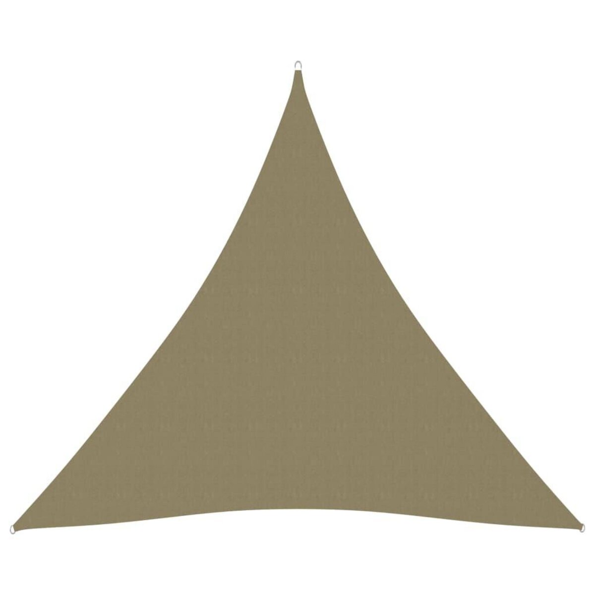 VIDAXL Voile de parasol tissu oxford triangulaire 4,5x4,5x4,5 m beige