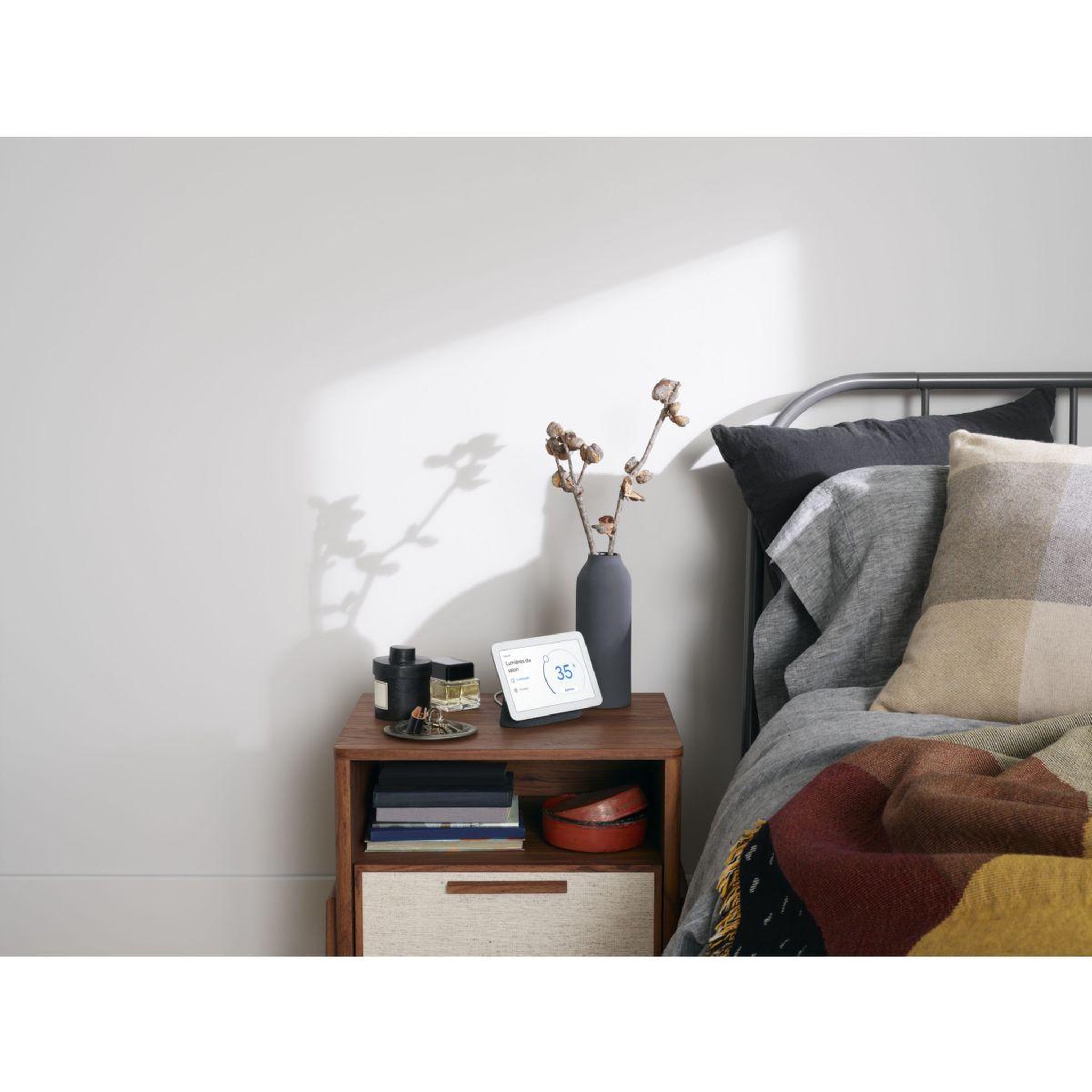 Voir la diapositive 3 : GOOGLE Assistant vocal Nest Hub 2 Charbon